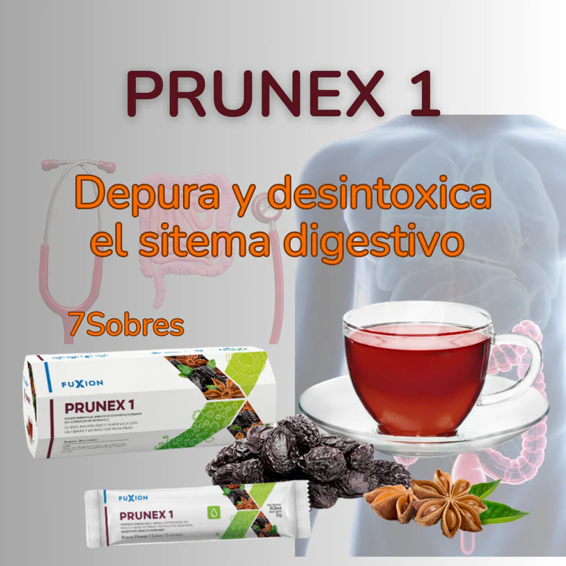 PRUNEX 1 DE FUXION- Limpia y desintoxica el sistema digestivo