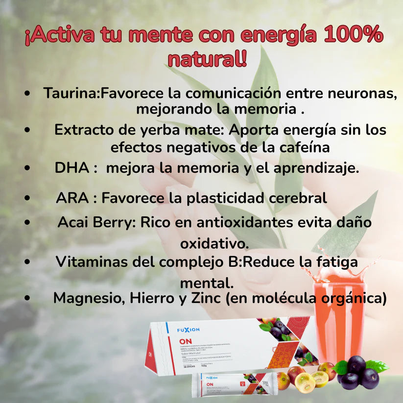 ON DE FUXION ¡MENTE ACTIVA Y ALERTA!