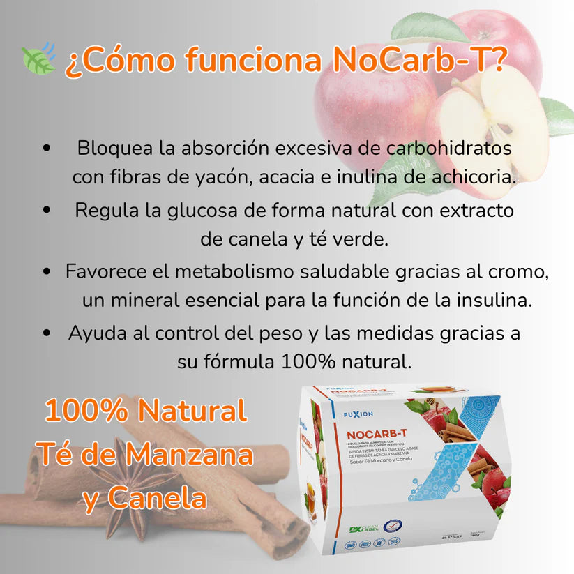 NOCARB-T DE FUXION Equilibra tu glucosa y control de peso