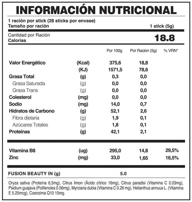 BEAUTY-IN DE FUXION Colágeno Hidrolizado