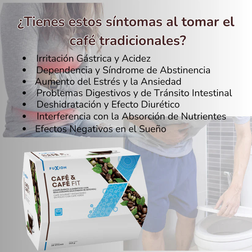CAFÉ & CAFÉ FIT DE FUXION - Mejora glucosa y ayuda a quemar grasa