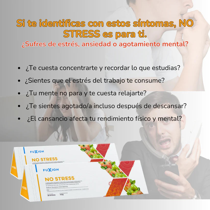 NO STRESS DE FUXION- Relajado, enfocado y en positivo