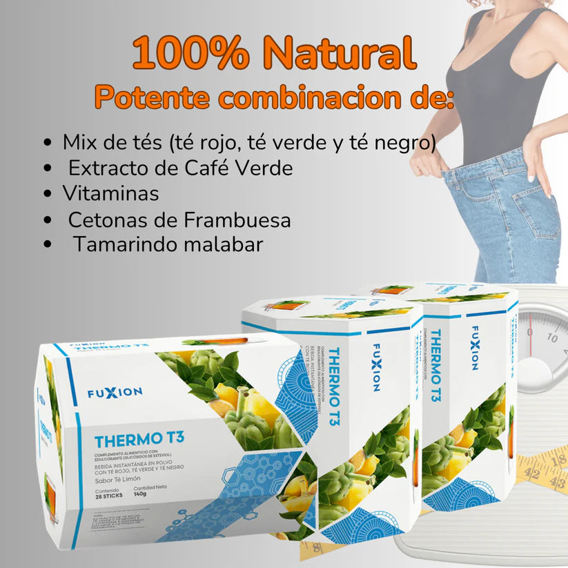 THERMO T3 DE FUXION-Quema Grasa Natural