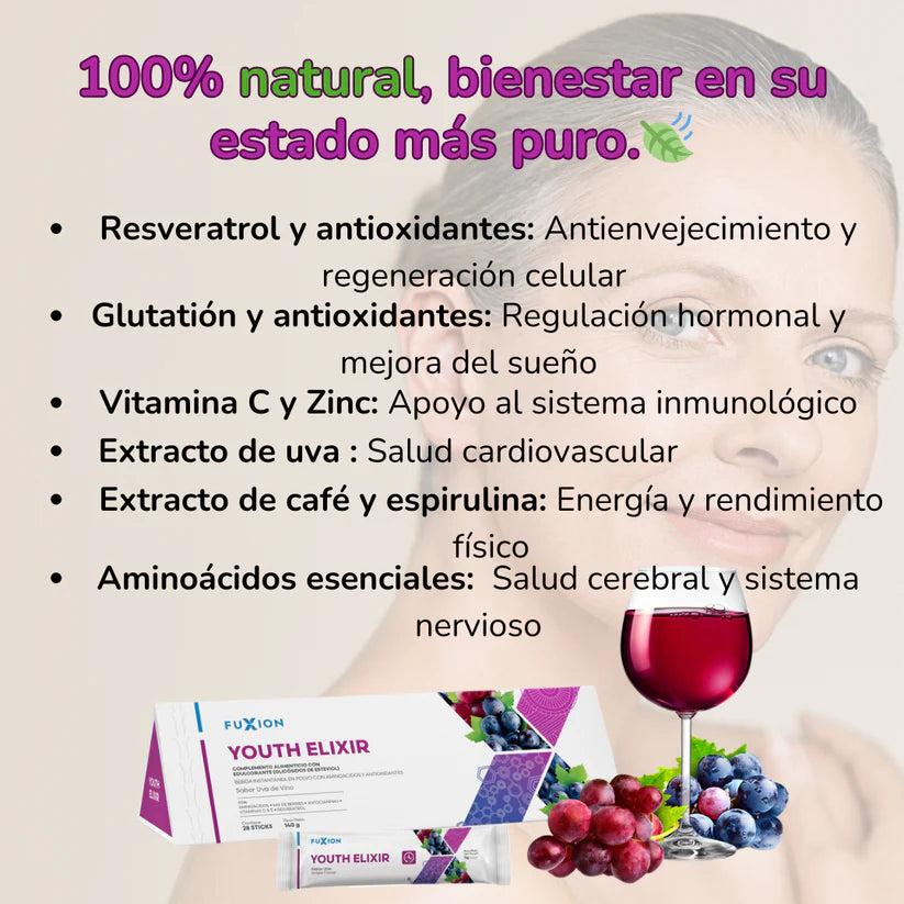 YOUTH ELIXIR DE FUXION - Activa la Hormona de la Juventud