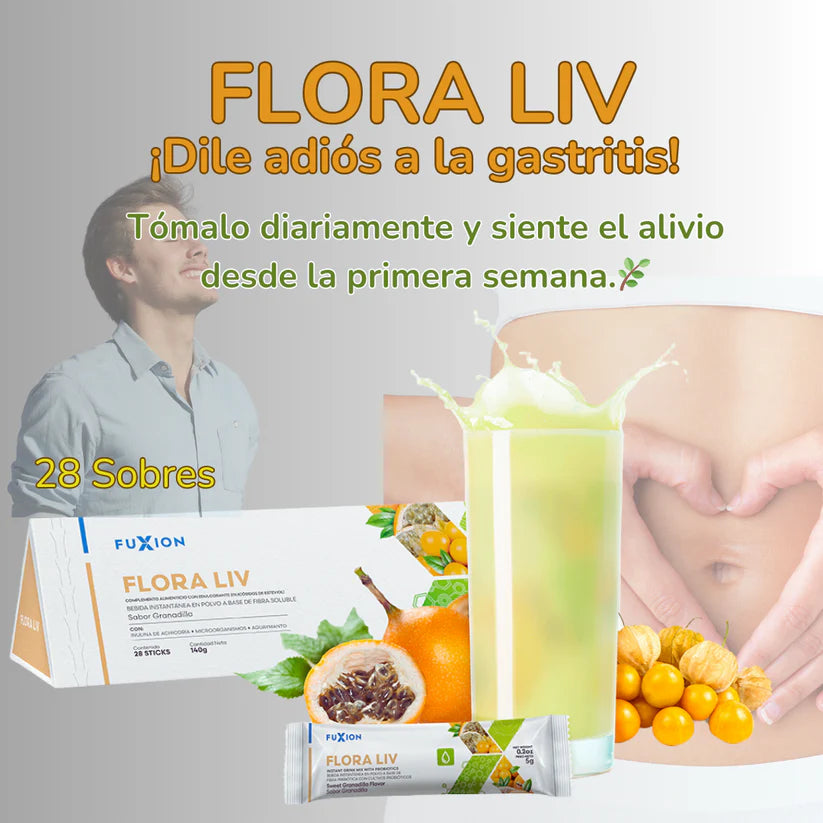 FLORA LIV DE FUXION - Bebida Probiótica natural