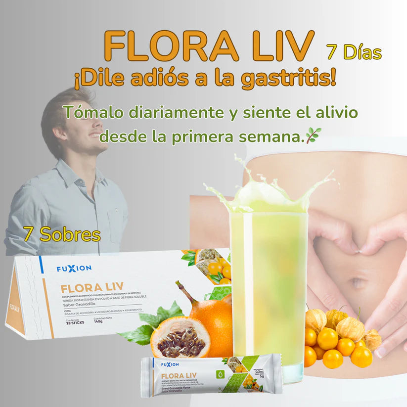 FLORA LIV DE FUXION - Bebida Probiótica natural