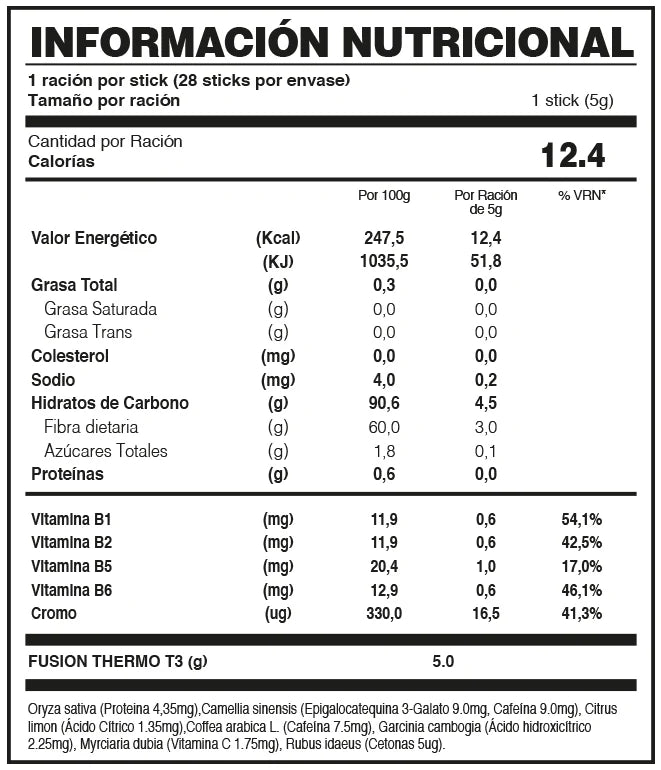 THERMO T3 DE FUXION-Quema Grasa Natural